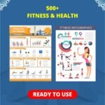 500+ Fitness and Health Infographic Post - Advanced Course for Fitness Coach - Image 3
